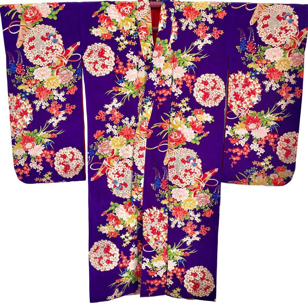 アンティーク　女の子　子供着物　NO4