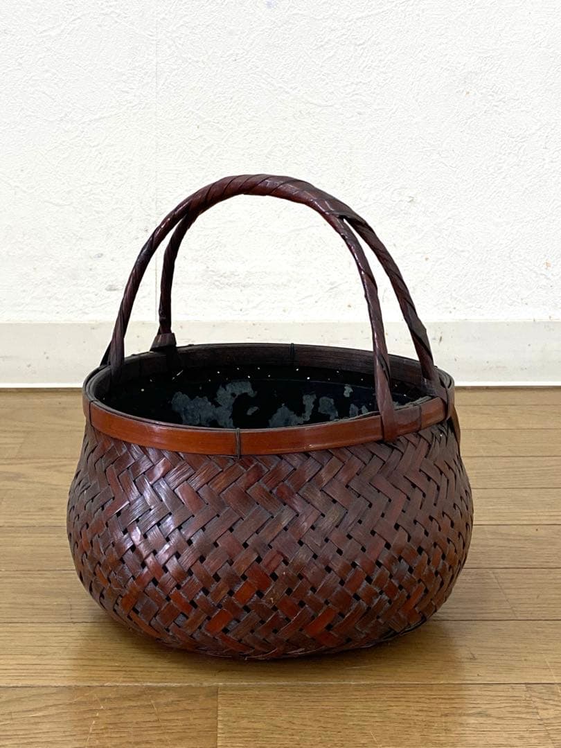 炭斗 炭入 炭籠 竹籠 茶道具 竹細工 - メルカリ