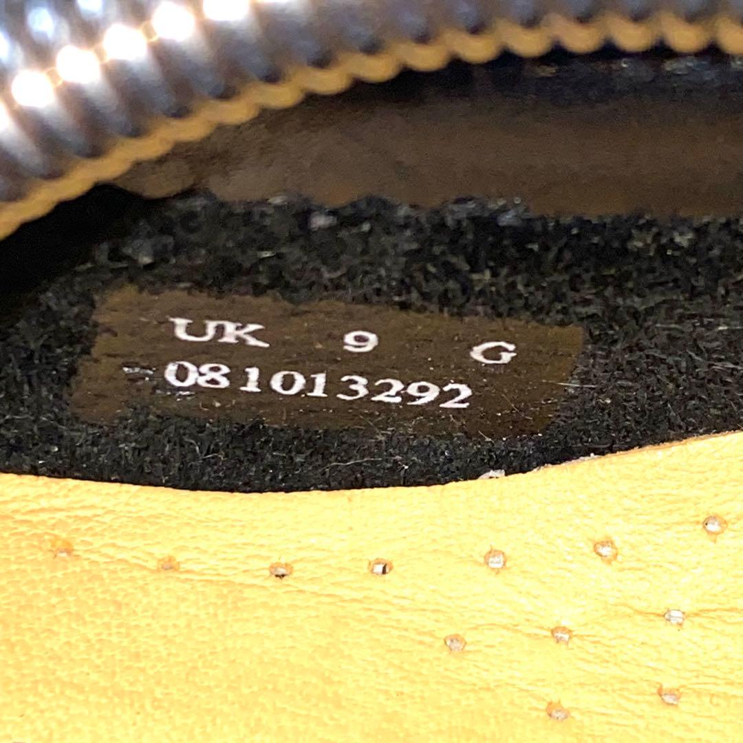 【美品】Clarks LUGGER BLK SMOOTH LEATHER 27