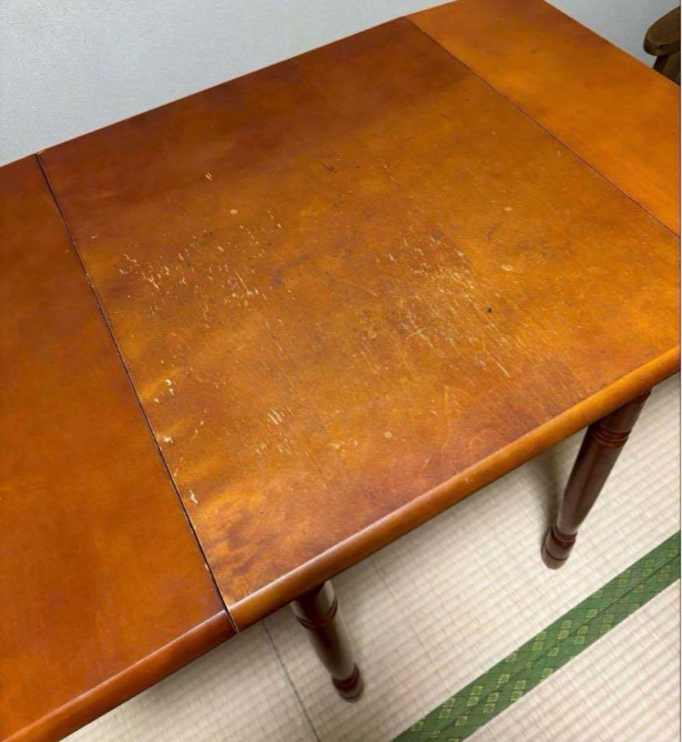 ダイニングテーブル 木製 おしゃれ アンティーク 高級品 完成品 コンパクト