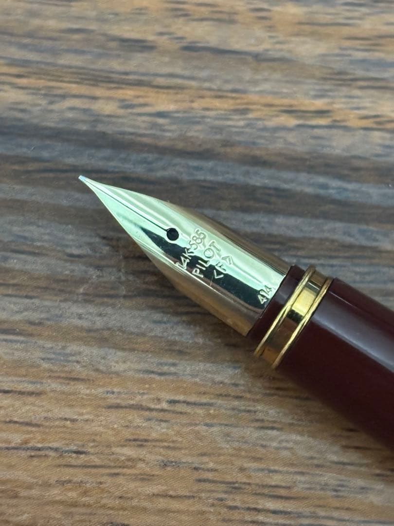 PILOT] DELUXE URUSHI デラックス 漆 14K Fニブ 青軸