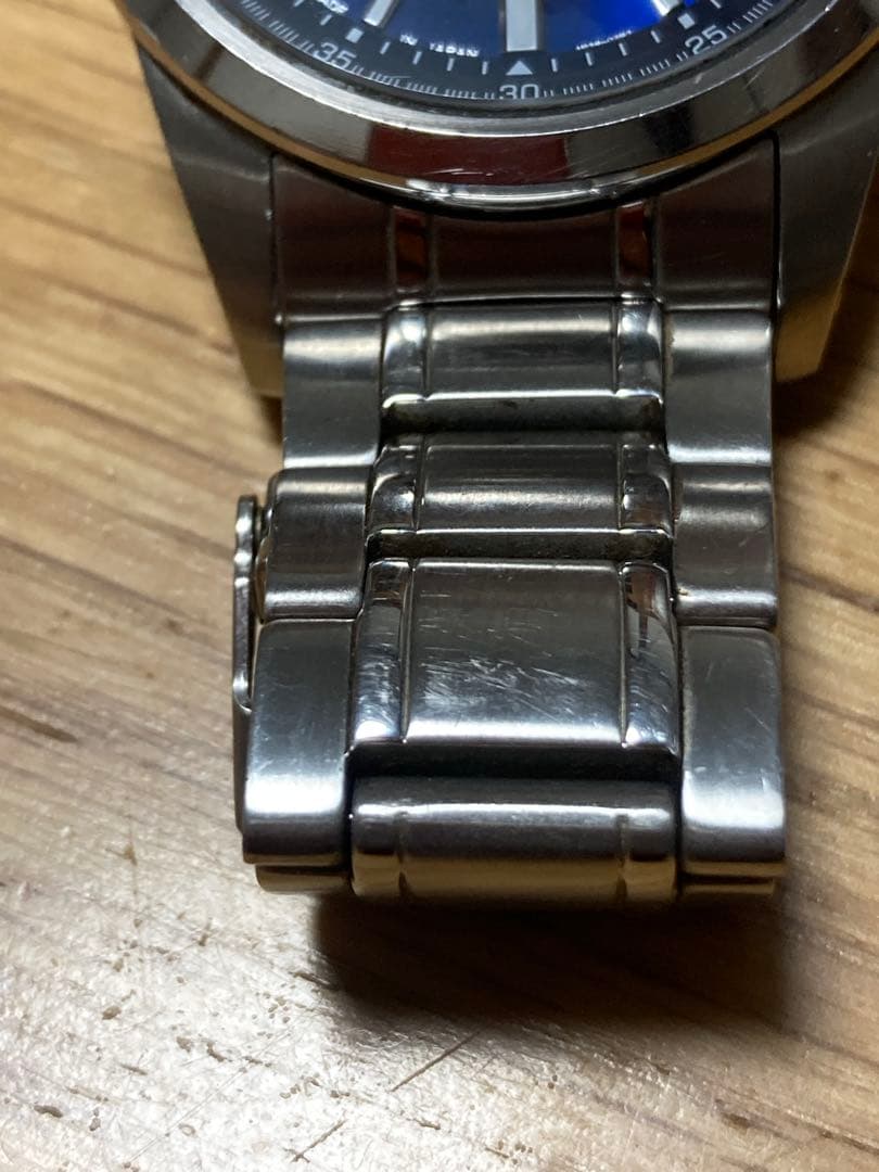 SEIKO SCVE051 自動巻き 時計 ネイビー