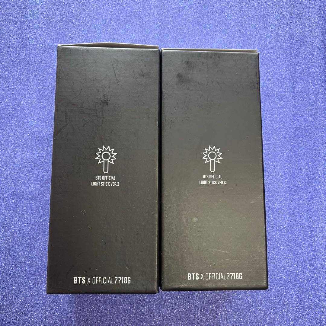 BTS 防弾少年団 ペンライト ライトスティック 公式 Ver.3 2個セット