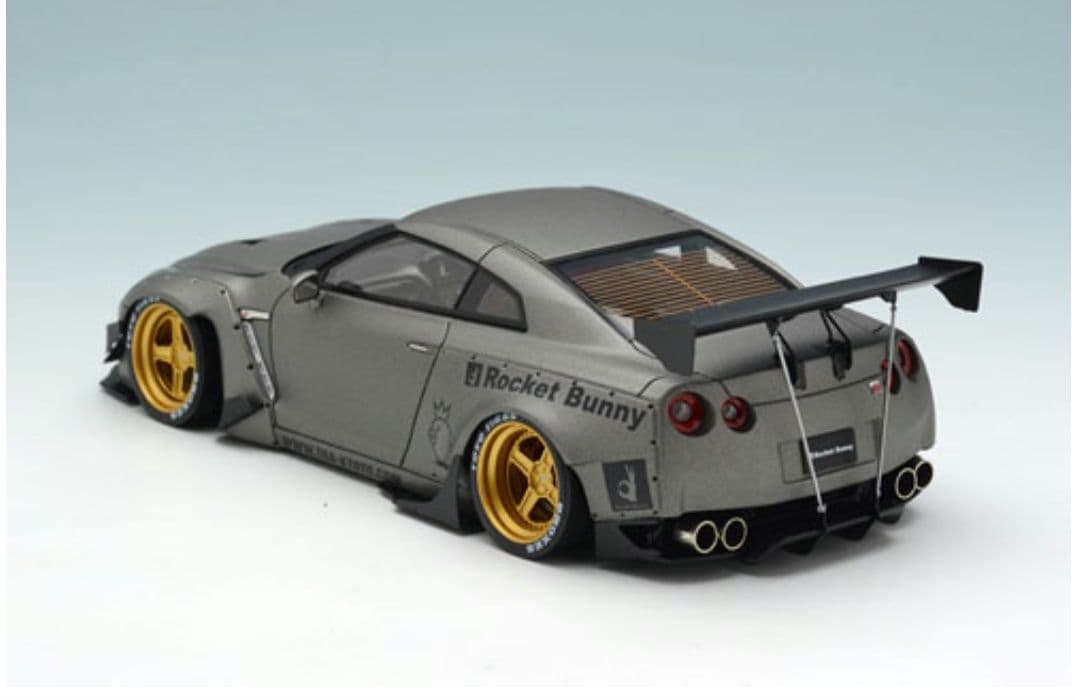 1/43ミニカー　アイドロン　Rocket Bunny GT-R 　マットグレー