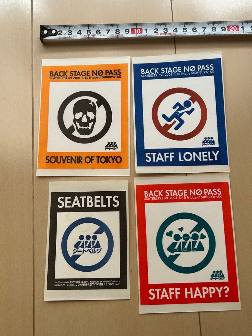 菅野よう子 シートベルツ ライブ SEATBELTS パンフレット ステッカー
