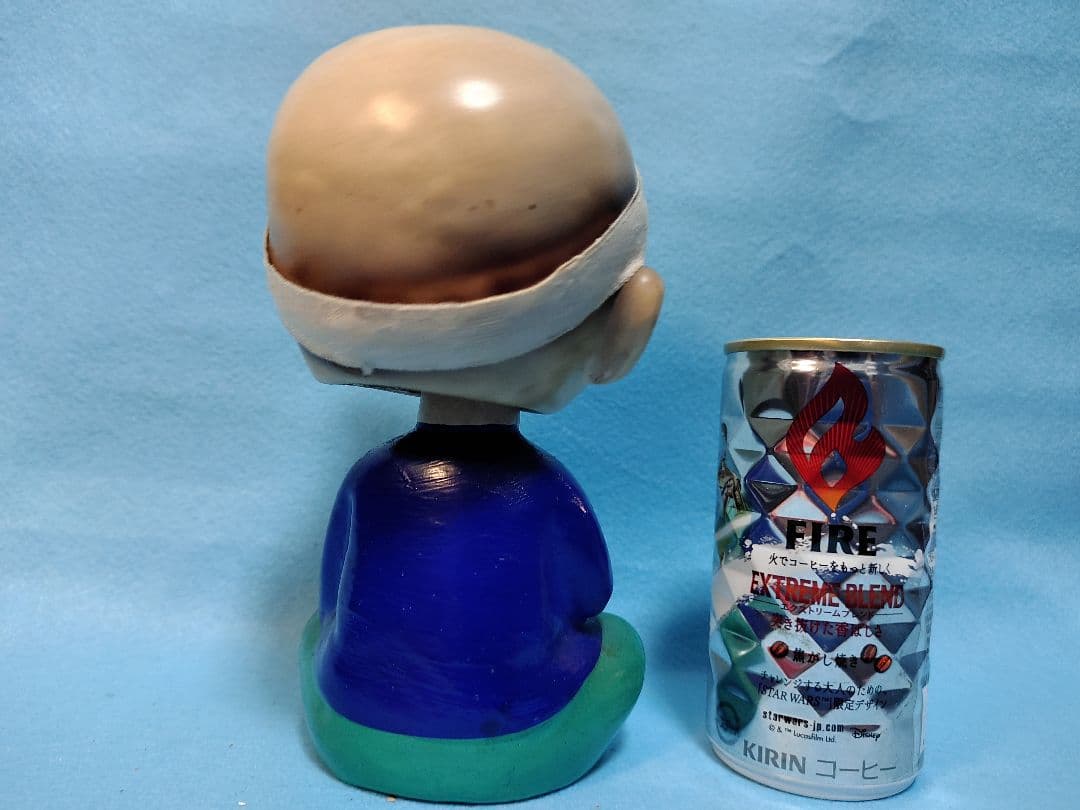 昭和レトロ 当時物 デンスケ 伝助 首ふり人形 陶器 浅草芸人