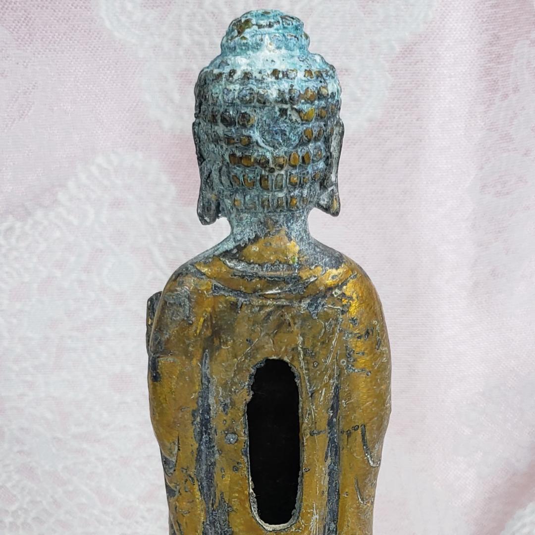 ◇新羅仏 金銅如来立像 仏像◇検）天平仏 飛鳥仏 高麗仏 百済