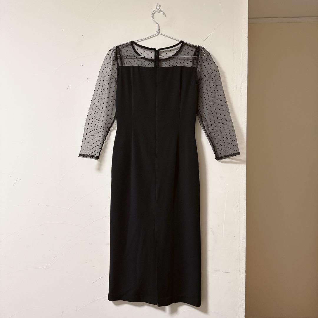 【しき】マルチウェイ チュールフリル付き パーティー オケージョンドレス