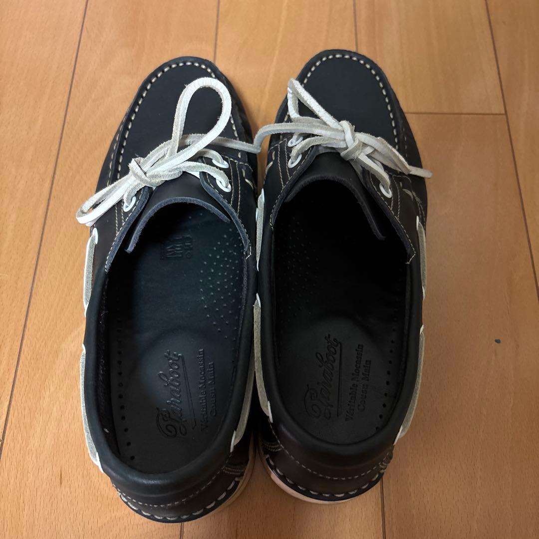 パラブーツBIRTH　MARINE（ネイビー）デッキシューズ