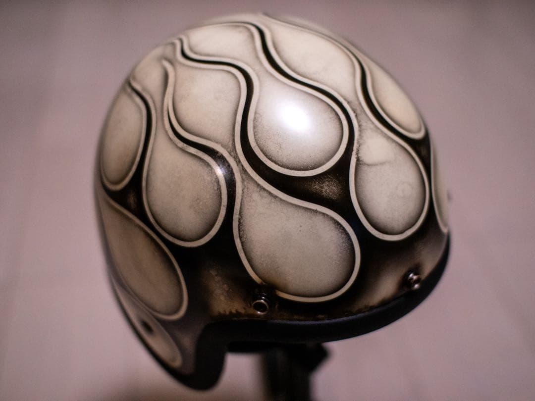 XL 極小帽体　500tx スモールジェット　アイボリーエイジング黒フレア