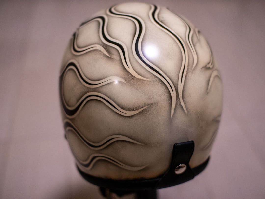 XL 極小帽体　500tx スモールジェット　アイボリーエイジング黒フレア