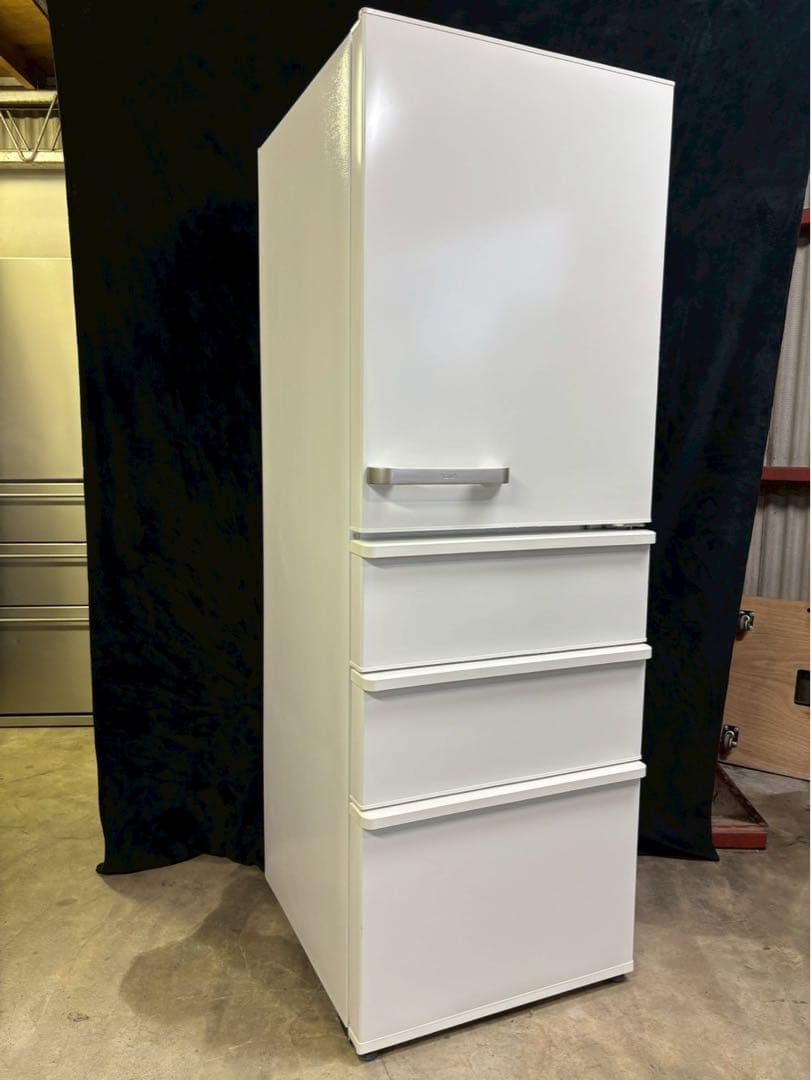 AQUA 4ドア冷蔵庫 AQR-36J(W) 2020年製 355L ホワイト