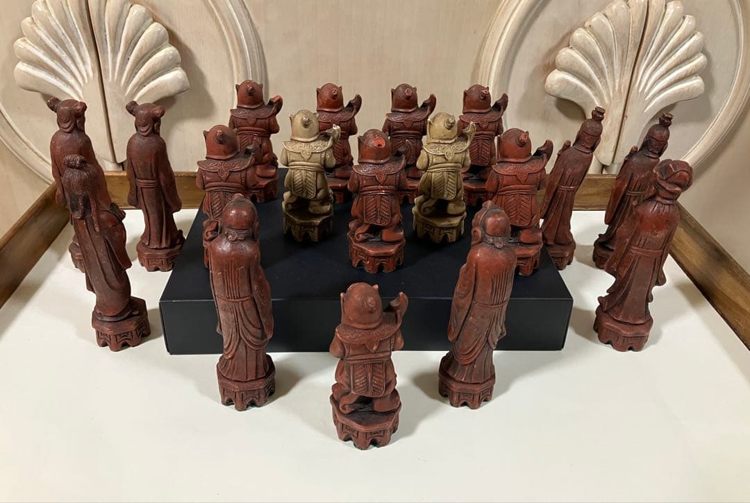 ヴィンテージ 中国の富の神 樹脂像 フィギュア ゲーム用ピース？