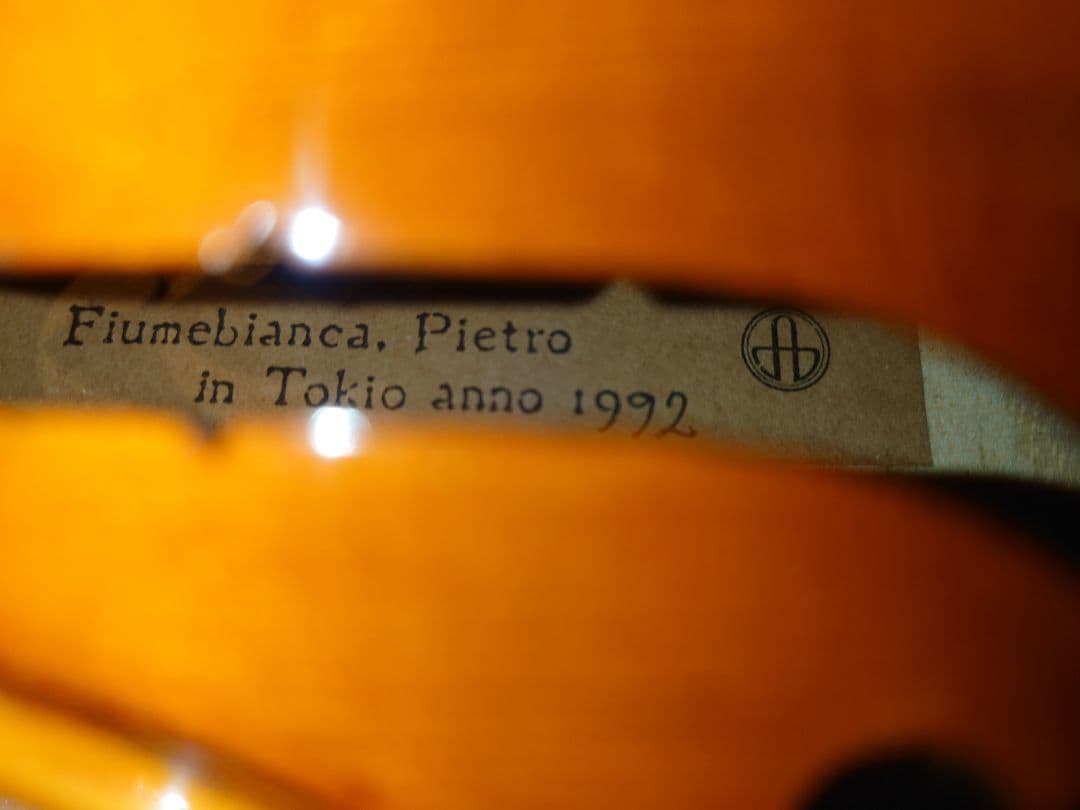 中古美品】4/4サイズ ピエトロ フューメビアンカ バイオリン セット