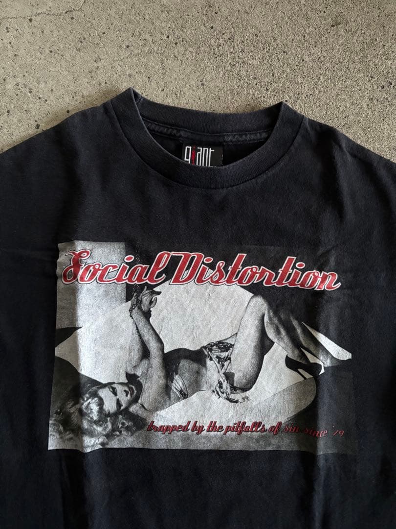 激レア】 USA製SOCIAL DISTORTION半袖Tシャツ ヴィンテージ