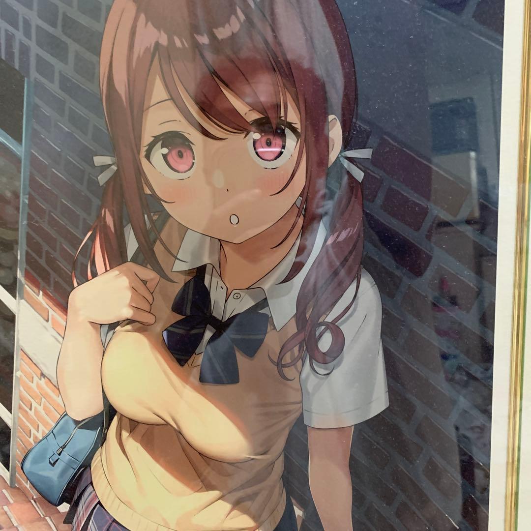 7*i様 カントク「よりみち」額装 版画