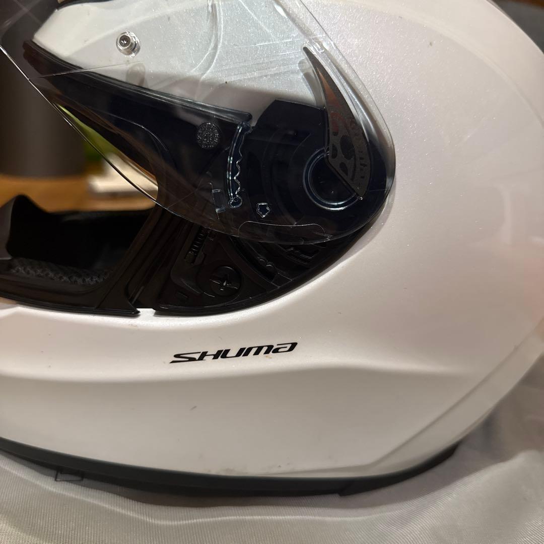 Kabuto シューマ フルフェイス ホワイト 純正ブルーシールド付き