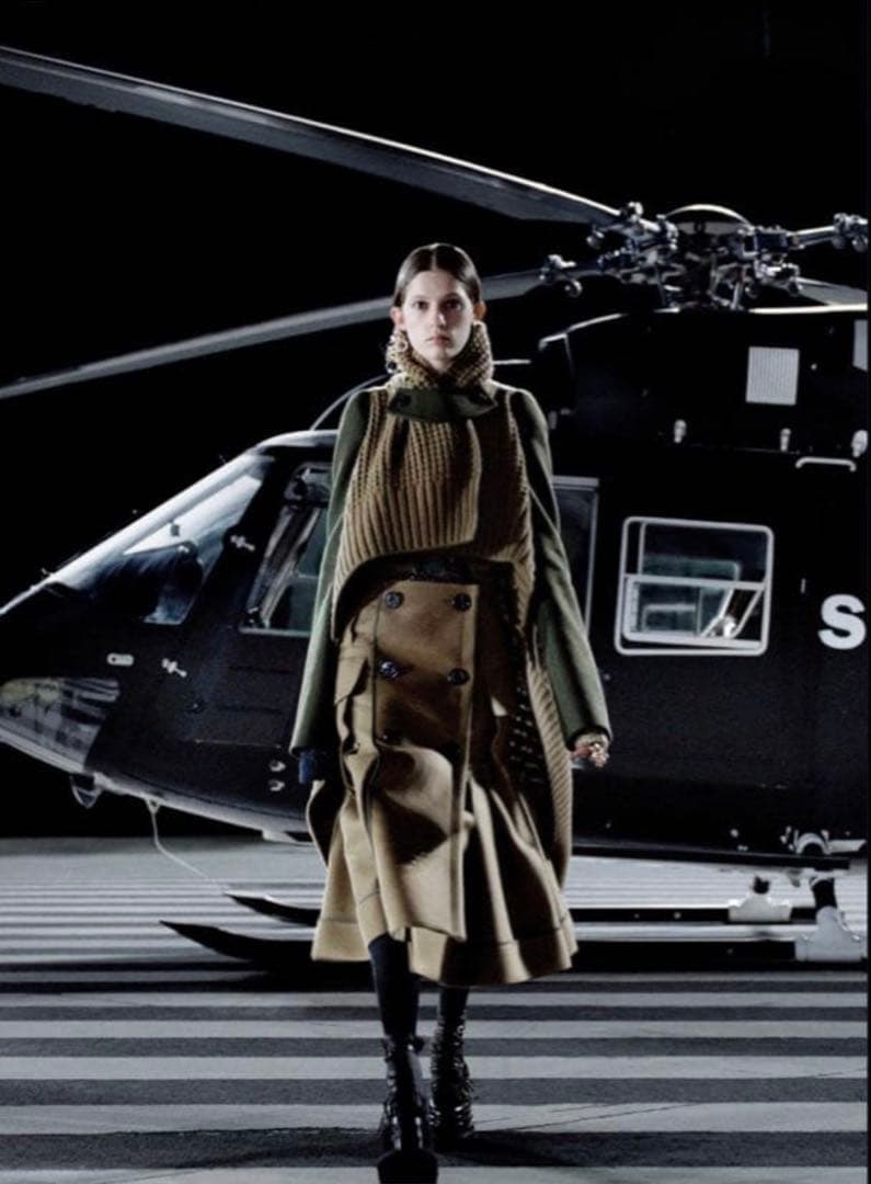 【専用】sacai ウールメルトンスカート サイズ1