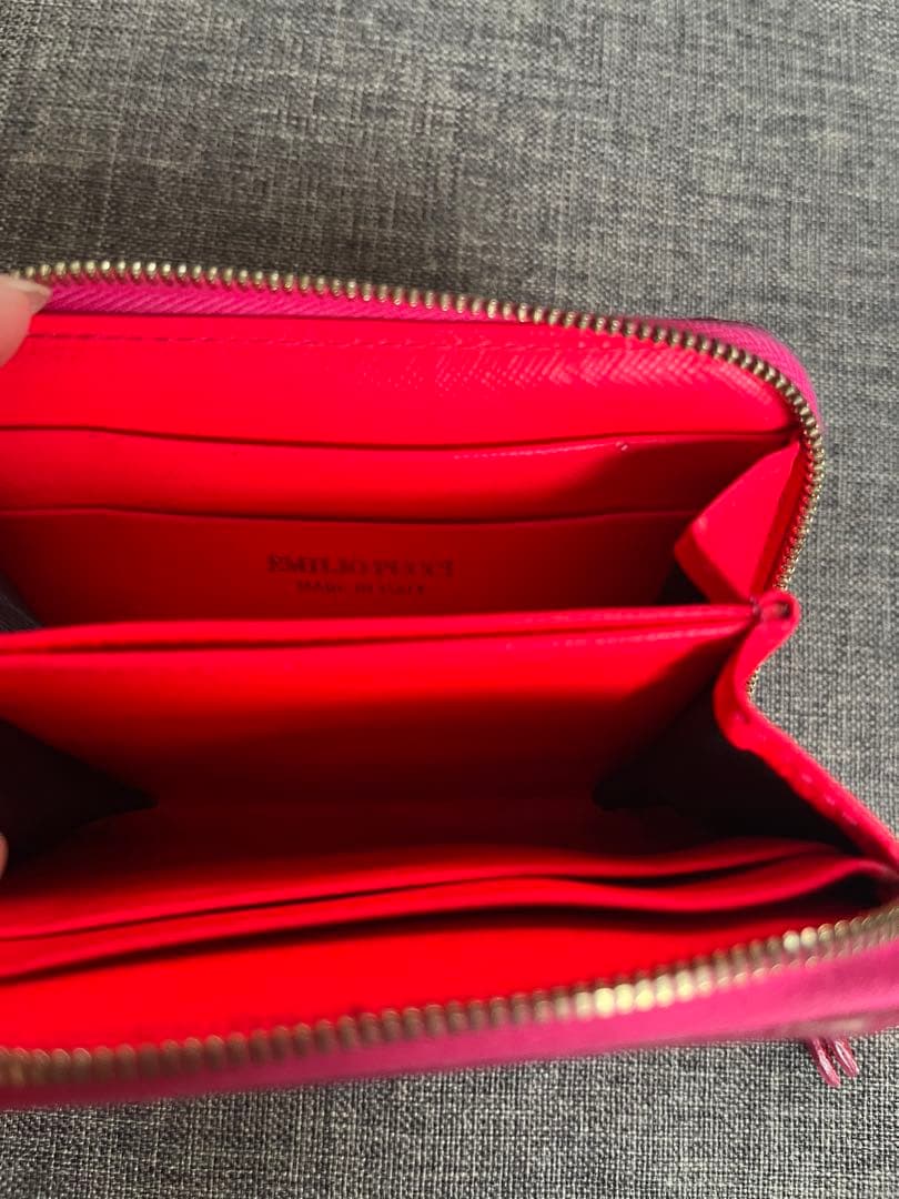 エミリオプッチ　ケース　財布 ピンク
