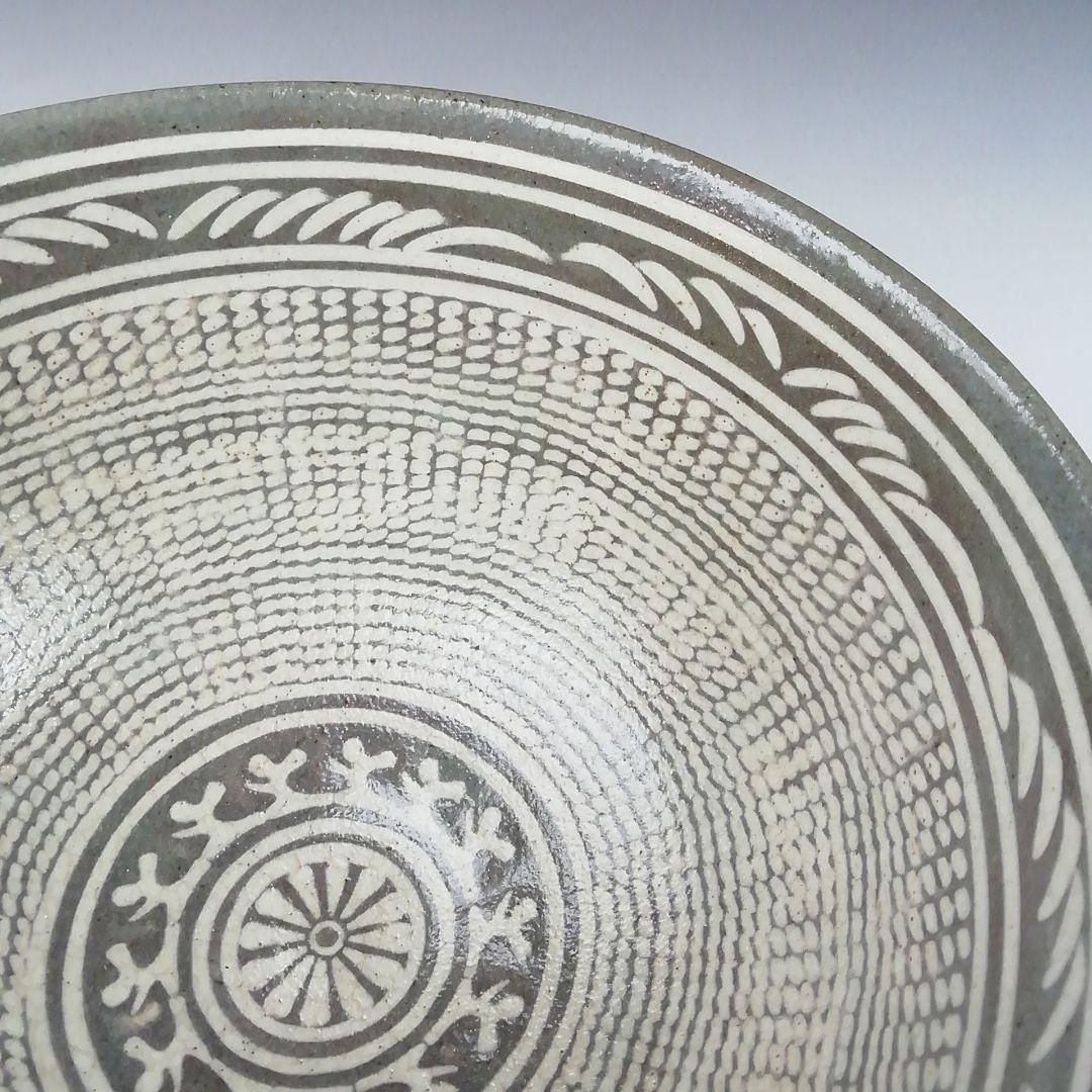 T98茶碗『三島茶碗』『瑞昌陶房窯』『柳昌坤 作』共箱抹茶碗茶道具