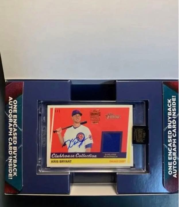 1of1 toppsarchivessignature2022クリスブライアント - メルカリ