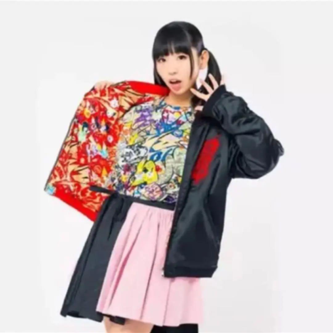 L ) 新品 未使用 でんぱ組 赤 スカジャン ブルゾン ジャケット 古川未鈴 L ) 新品 未使用 でんぱ組 赤 スカジャン ブルゾン ジャケット 古川未