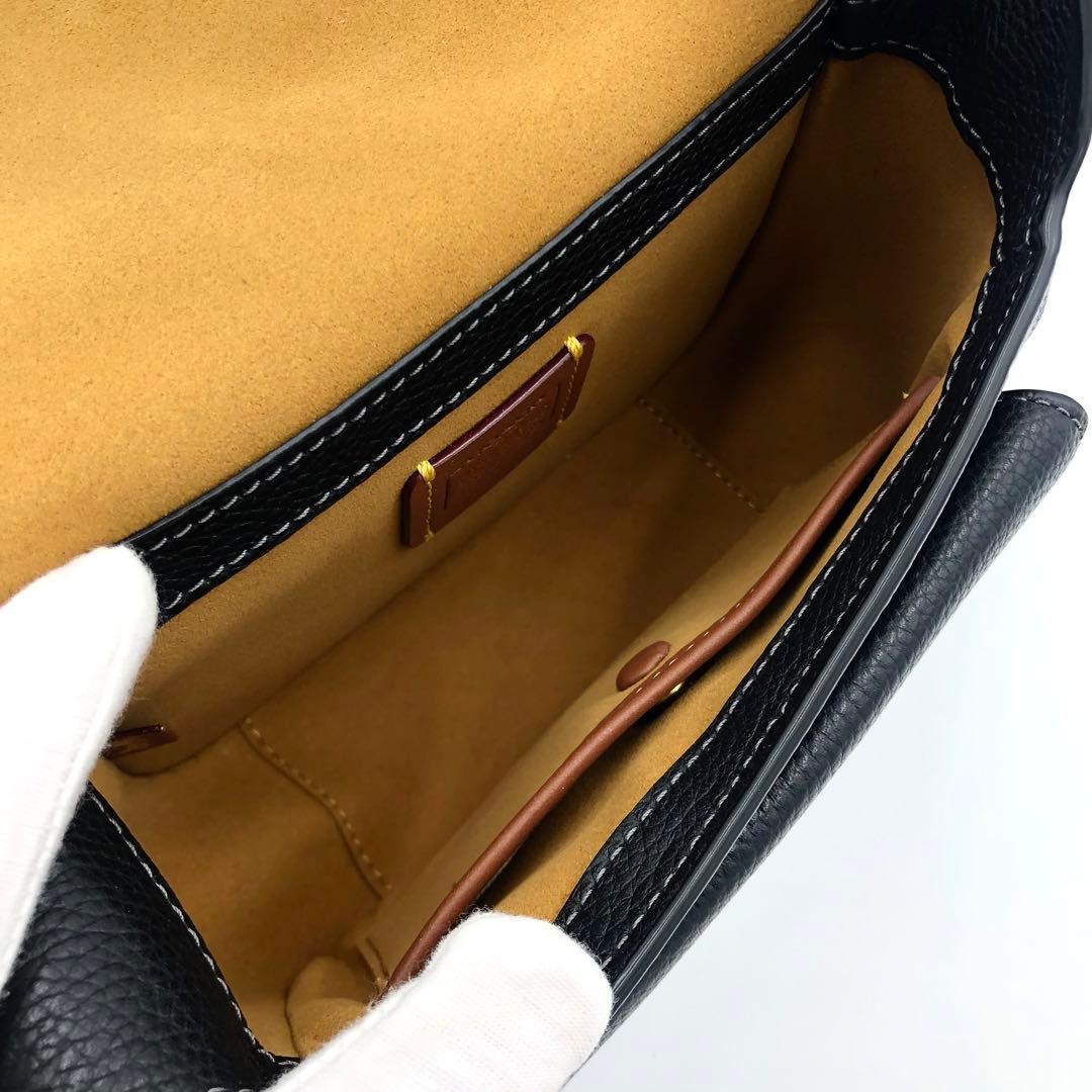 【極美品】コーチ タビー メッセンジャー19 ショルダーバッグ アップリケ 花柄