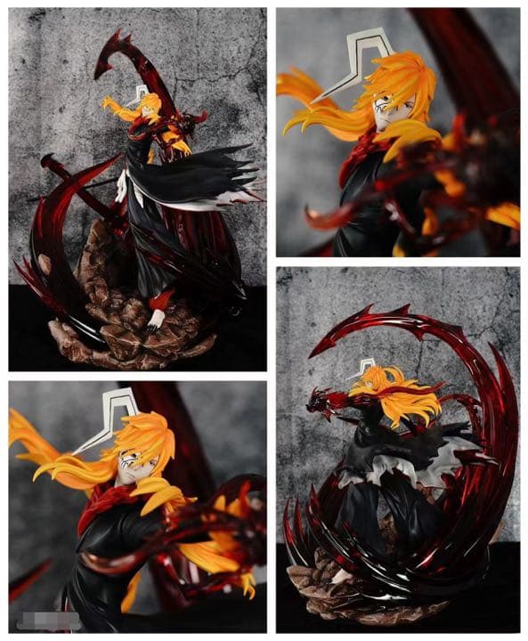 BLEACH 黒衣少年図 黒崎一護1/6ガレージキット ガレキ スタチュー①⑥