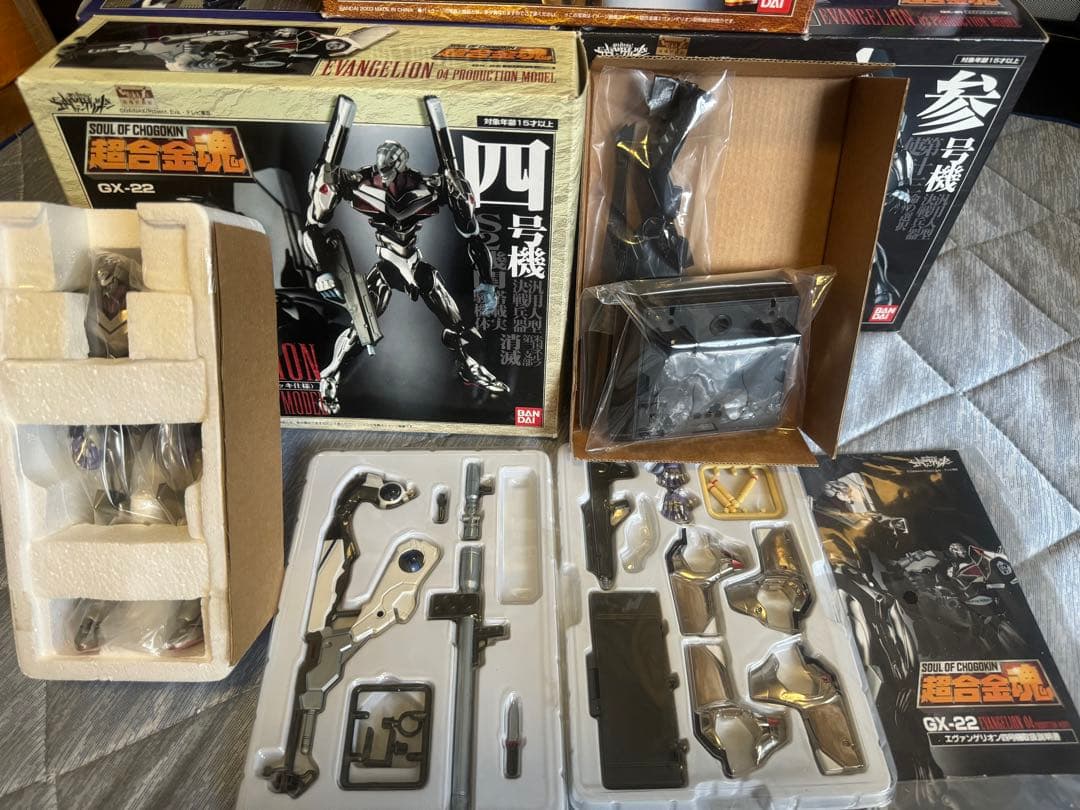 【超合金魂】エヴァンゲリオン　6体フルコンプセット+コレクションケース付