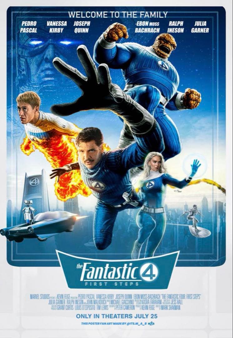 新品未使用 ファンタスティック4:ファースト・ステップ スピニングバッジ 非売品