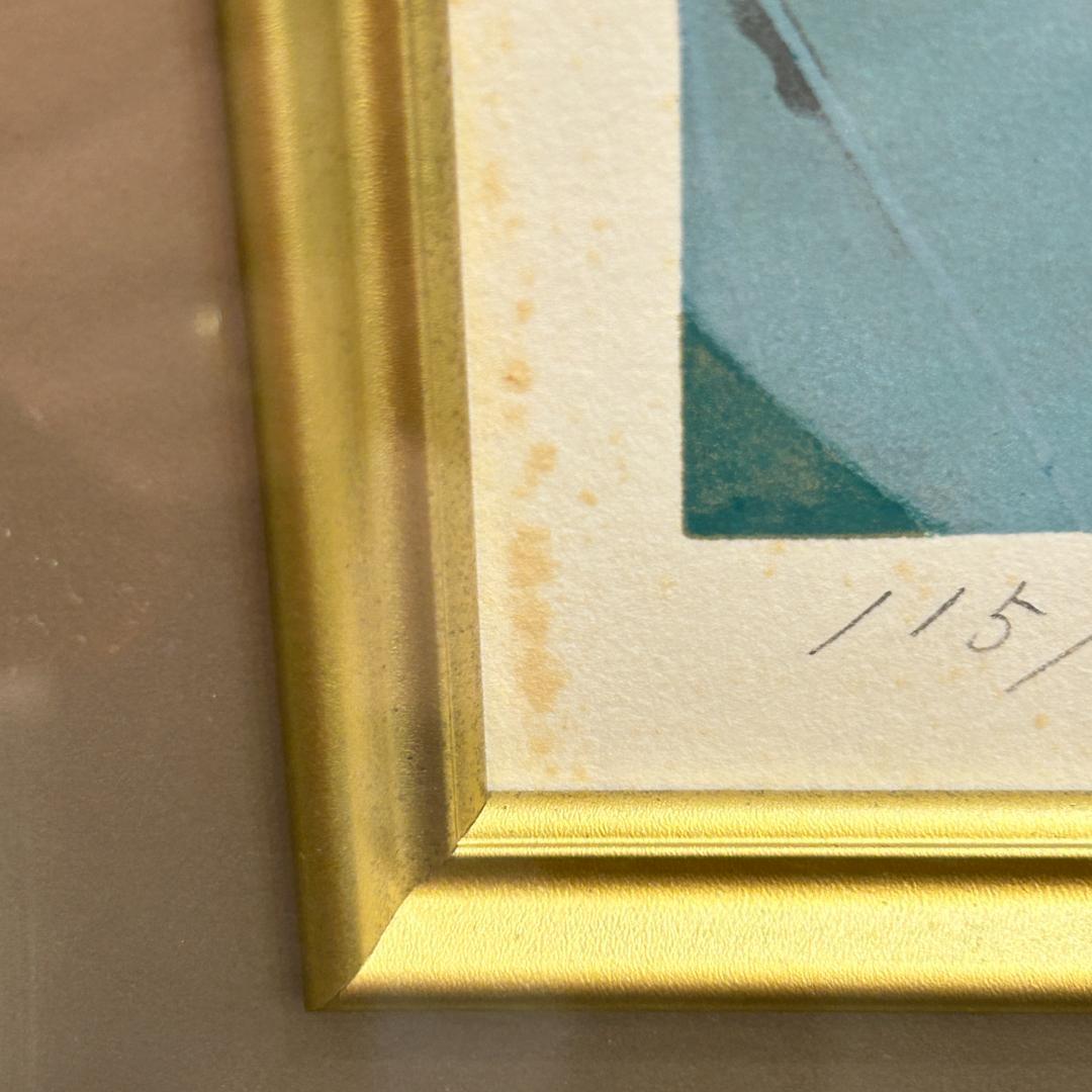 ♥松尾敏男画伯 リトグラフ 版画作品「春耀富貴」 限定180部 豪華額装