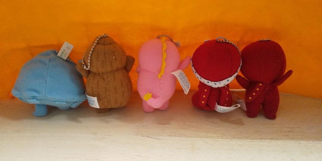 1998 セガ クレクレタコラ キーチェーンマスコット 5個 セット売り