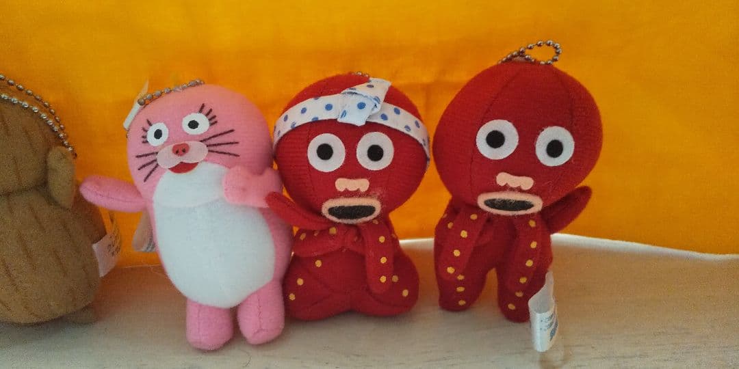 1998 セガ クレクレタコラ キーチェーンマスコット 5個 セット売り