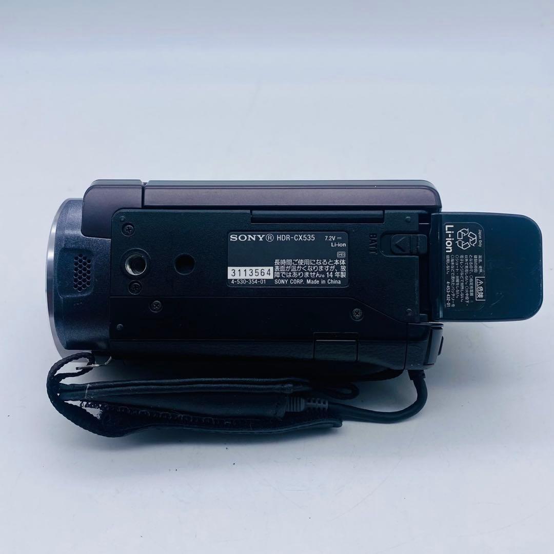 動作確認済み】 SONY HDR-CX535 ビデオカメラ - メルカリ