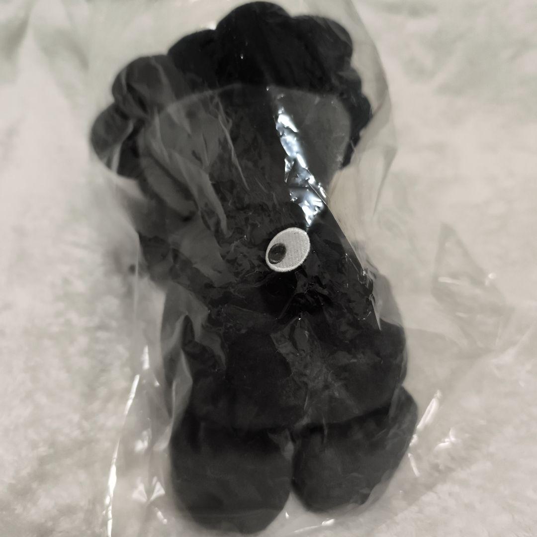 M ミャクミャク　這い型　黒　ぬいぐるみ タグ付き　万博　おまけ