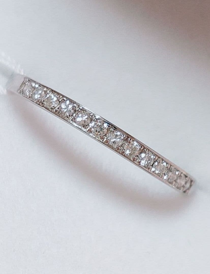 同梱 新入荷 未使用 pt950 ダイヤモンド0.10ct エタニティリング