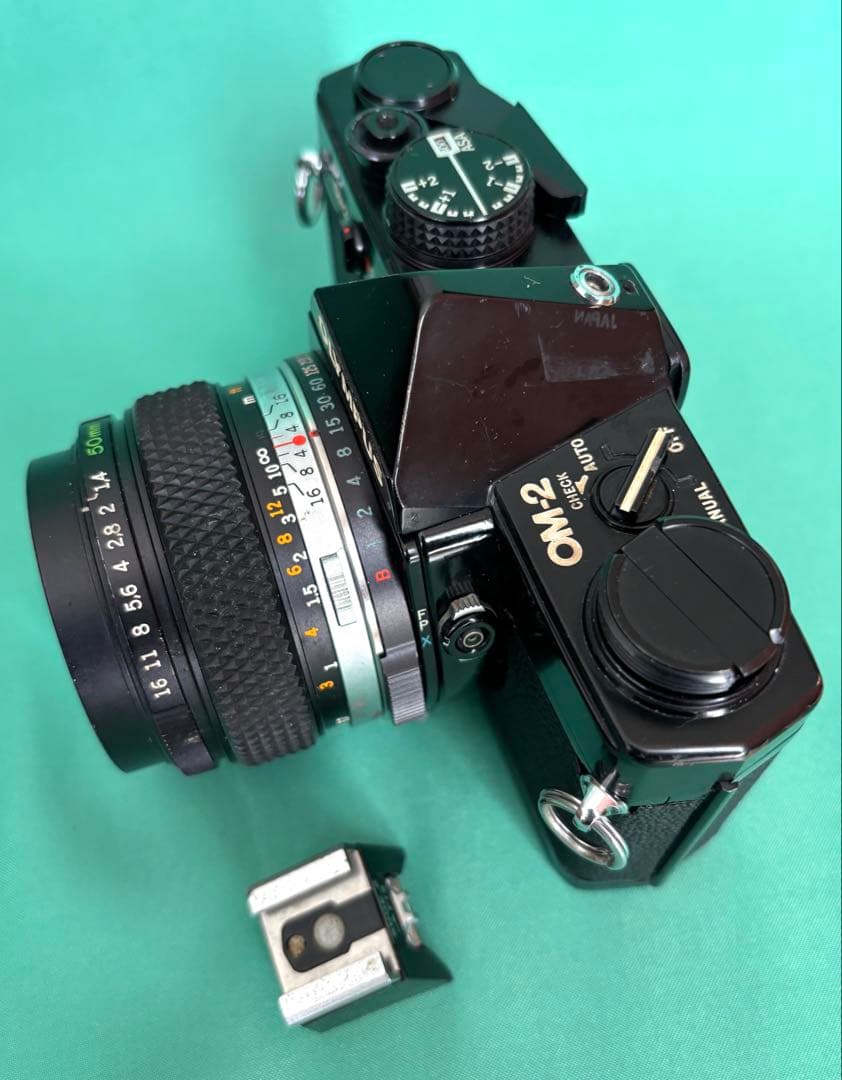 ☆ OLYMPUS OM-2 BLACK + 標準レンズ 50mm F1.4 - メルカリ