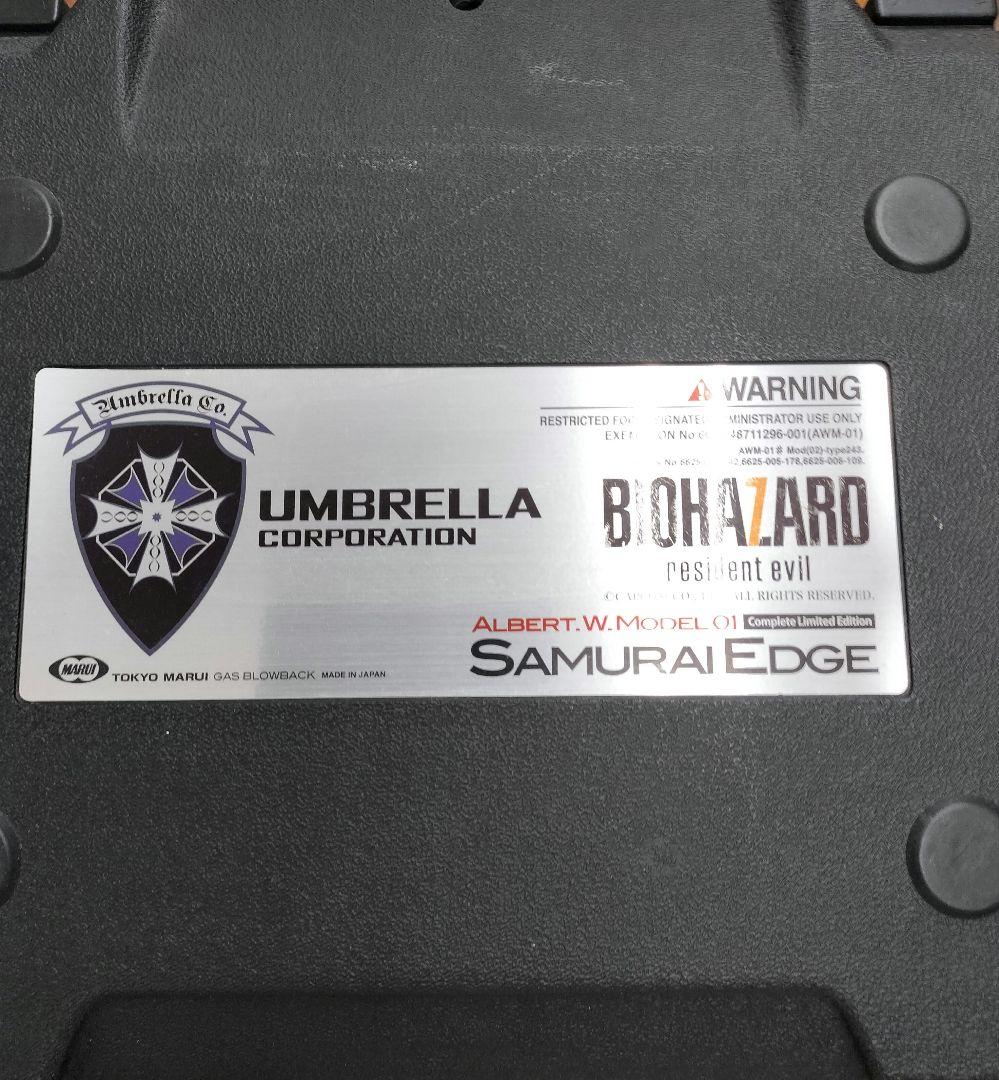 ガスガン サムライエッジ アルバート.W. 限定モデル バイオハザード