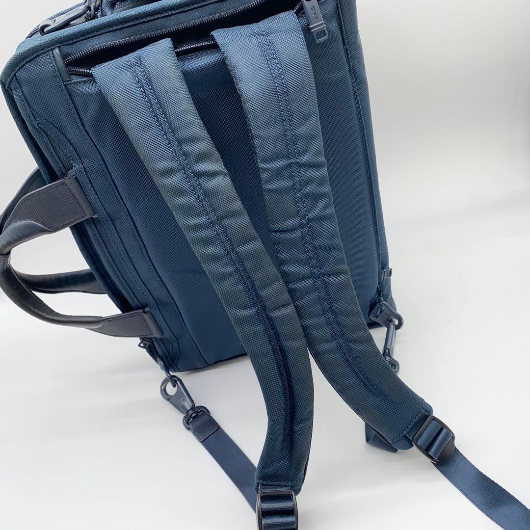 【良品】トゥミ ビジネスバッグ 3way SHIPS別注 ALPHA3 ネイビー