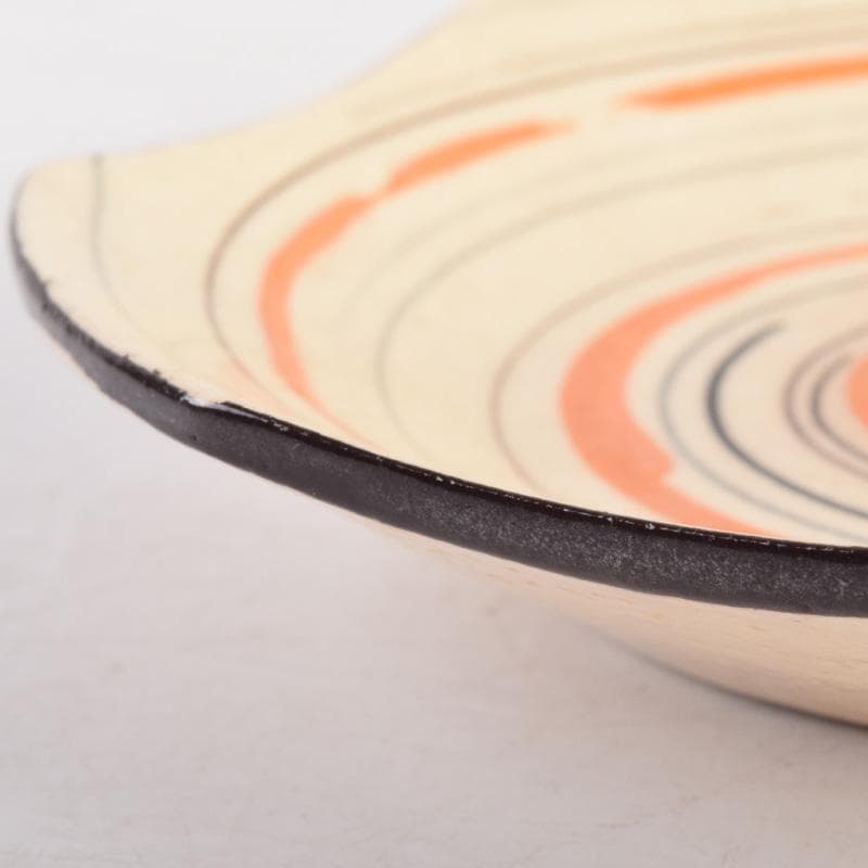 和食器　渦巻文　八角皿　八客　時代箱　C　7941