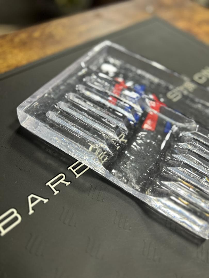 BARBER barbershop シザーケース シザースタンド レジン 小物置きスタンド