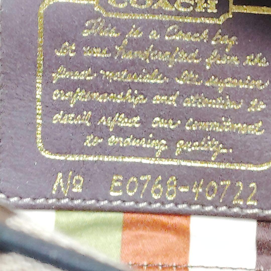 コーチ　ワンショルダーバッグ　ターンロック　シグネチャー　マルチストラップ　美品