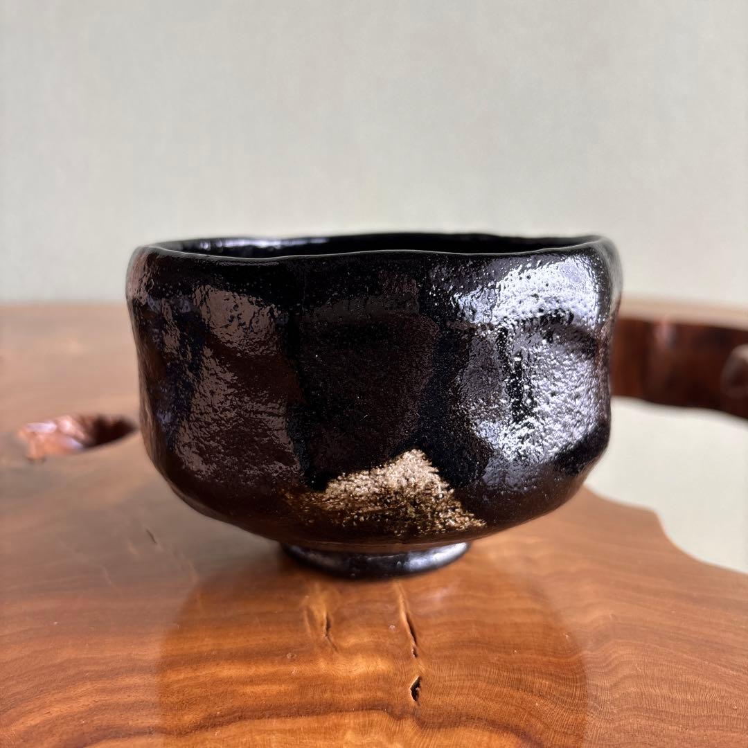 佐々木松楽 黒茶碗 「清楽」 楽焼 抹茶碗 茶道具 共箱 - メルカリ