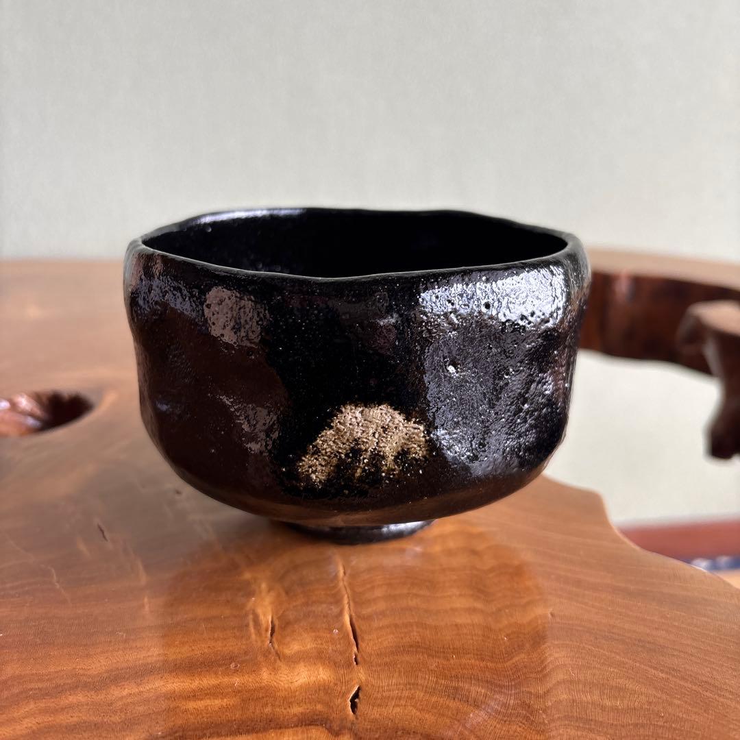 佐々木松楽 黒茶碗 「清楽」 楽焼 抹茶碗 茶道具 共箱 - メルカリ