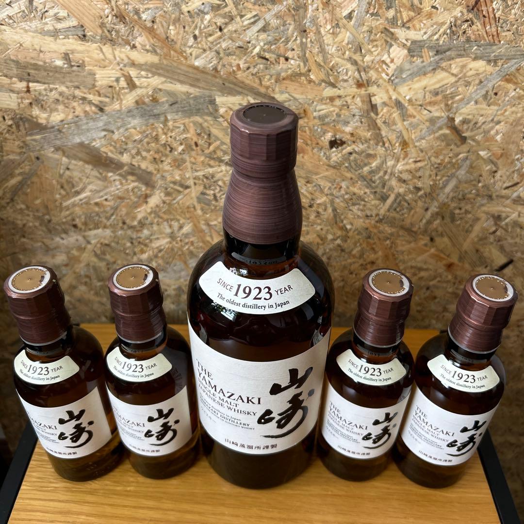 サントリー ウイスキー 山崎 700ml1本+180ml4本 1420mlセット Amazon