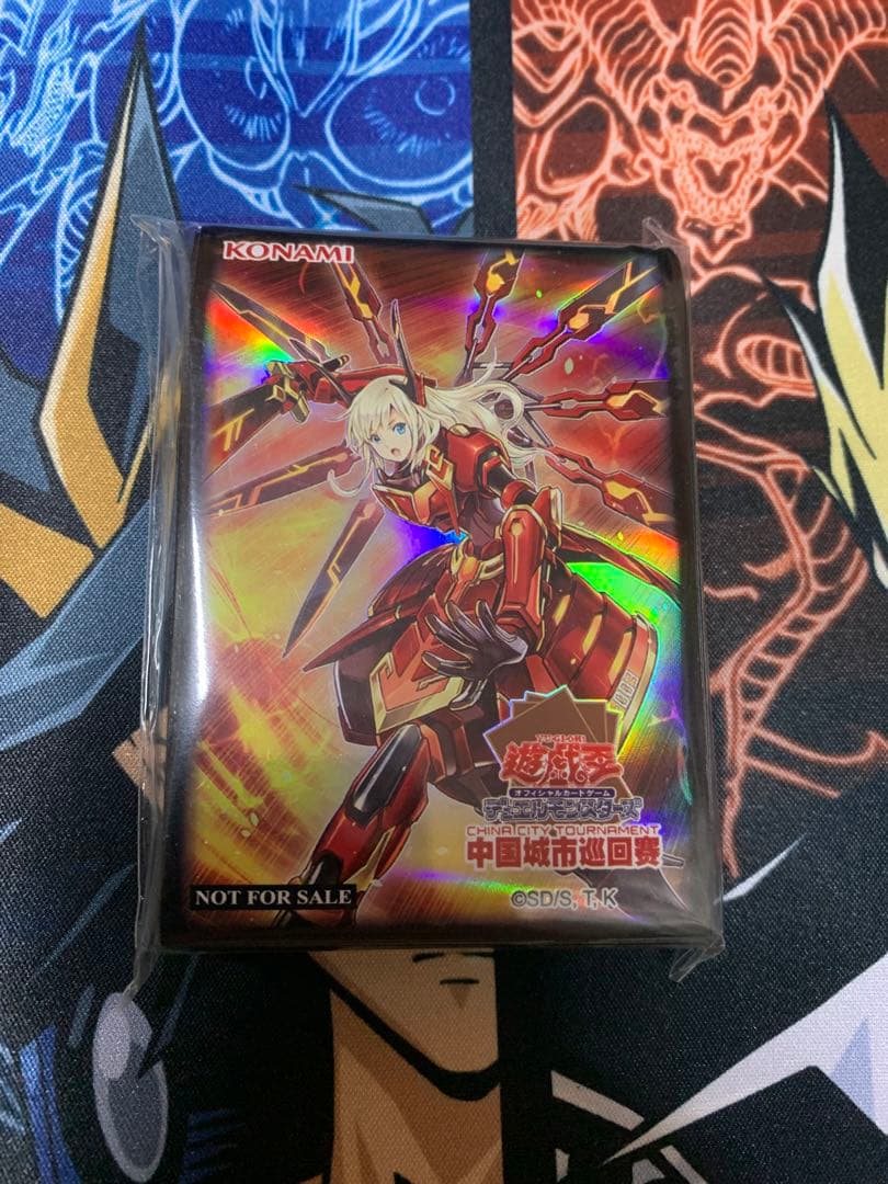 遊戯王 閃刀姫－カガリ 中国大会限定 未開封スリーブ 70枚 遊戯王閃刀