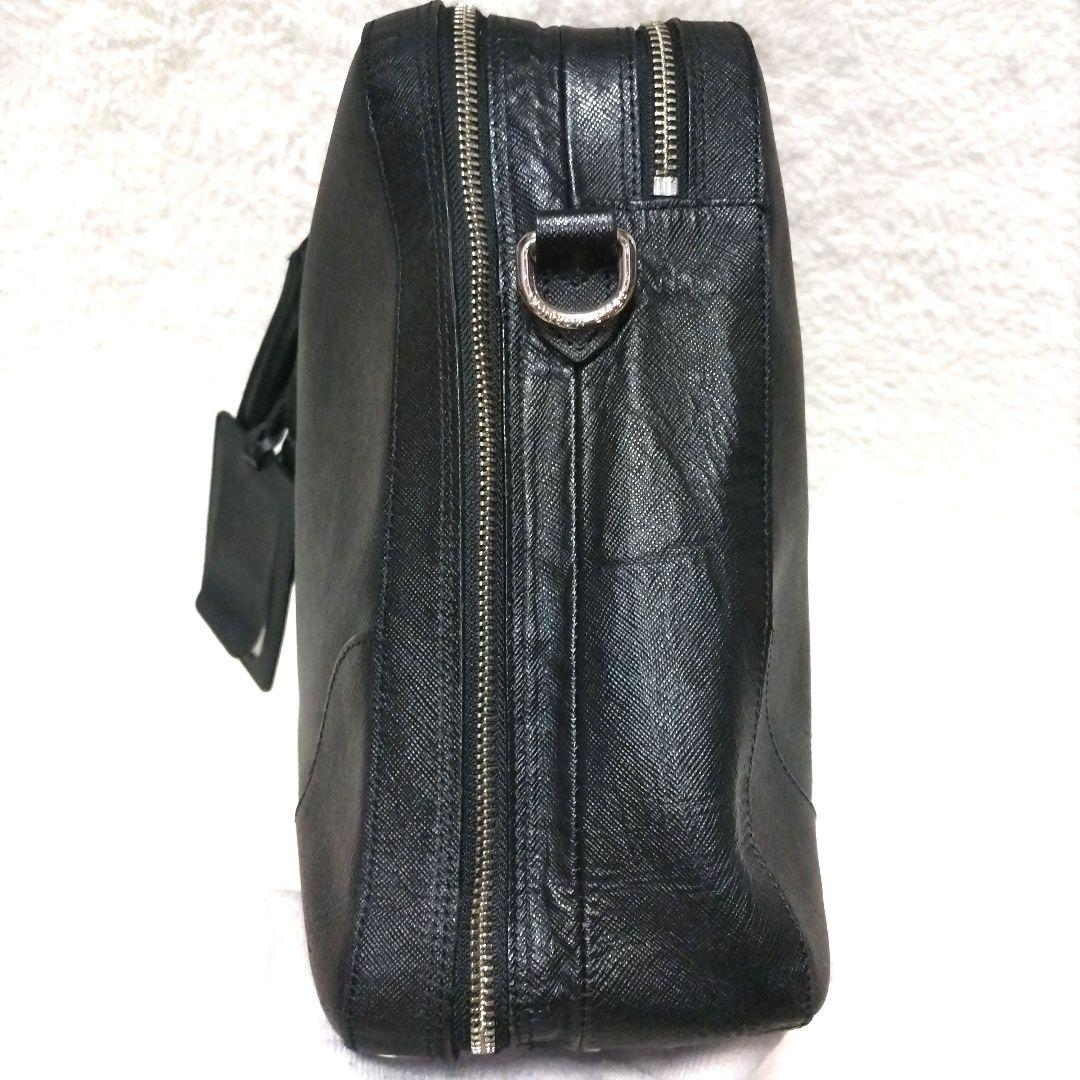 【美品】ペッレモルビダ キャピターノ 2室 サフィアーノレザー ビジネスバッグ