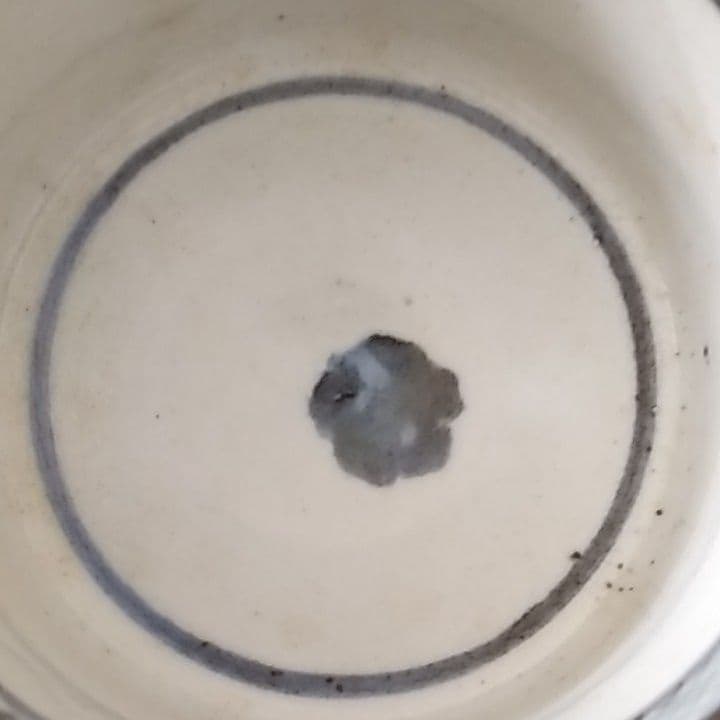 古伊万里蕎麦猪口　金継ぎ練習用　金継ぎ　No3 江戸中期