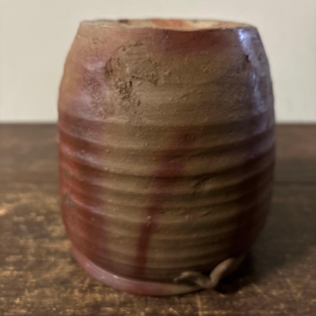 古備前 火襷水指 江戸時代 壺 水差し茶道具 古道具 アンティーク 古民芸 李
