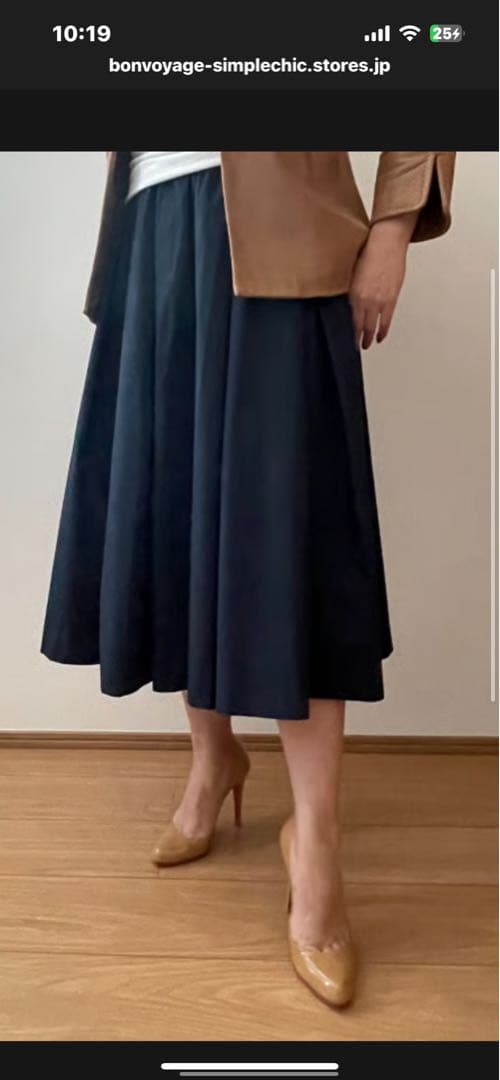 Jet setter skirt｜ジェットセッタースカートカラーブラウン